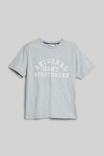 TRIČKO GANT ORIGINAL SPORTSWEAR T-SHIRT LIGHT GREY MELANGE