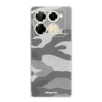 Odolné silikonové pouzdro iSaprio - Gray Camuflage 02 - Infinix Note 40 PRO / Note 40 PRO+ 5G