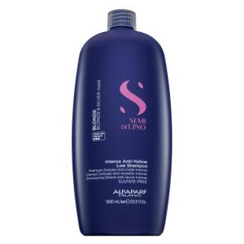 Alfaparf Milano Semi Di Lino Blonde Intense Anti-Yellow Low Shampoo neutralizujúci šampón pre blond vlasy 1000 ml