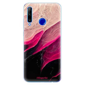 Odolné silikonové pouzdro iSaprio - Black and Pink - Huawei Honor 20 Lite