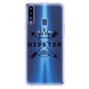 Odolné silikonové pouzdro iSaprio - Hipster Style 02 - Samsung Galaxy A20s