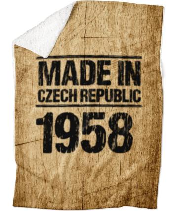 Deka Made In (rok: 1958, Podšití beránkem: ANO)