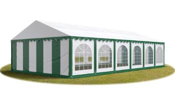 Hawaj Párty stan Premium 6 x 12 m zeleno-bílý