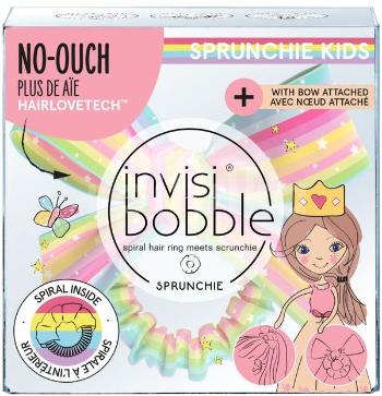 Invisibobble Dětská gumička do vlasů se stuhou Kids Slim Sprunchie Let‘s Chase Rainbows