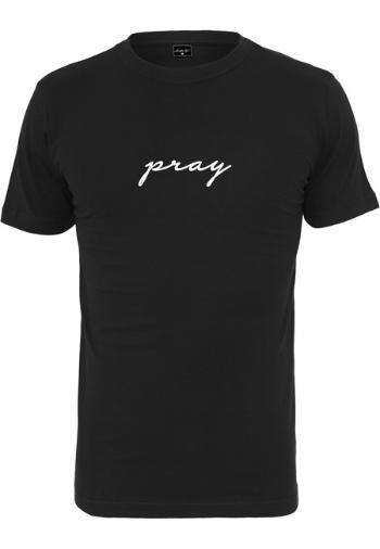 Mr. Tee Pray EMB Tee black - M