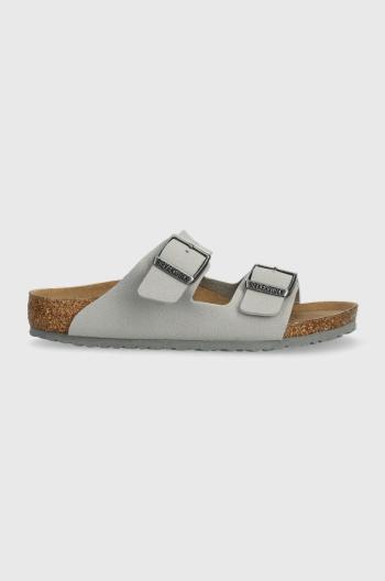 Dětské pantofle Birkenstock Arizona Kids BFBC šedá barva