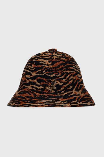 Klobouk Kangol hnědá barva, K3411.TT263-TT263