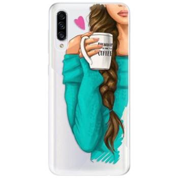 iSaprio My Coffe and Brunette Girl pro Samsung Galaxy A30s (coffbru-TPU2_A30S)