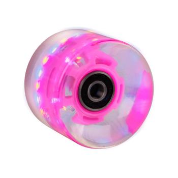 Svítící kolečko na penny board 60*45 mm vč. ložisek ABEC 7  fialová