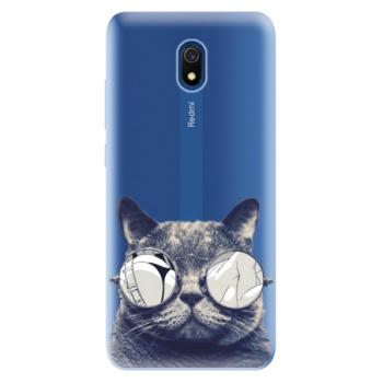 Odolné silikonové pouzdro iSaprio - Crazy Cat 01 - Xiaomi Redmi 8A