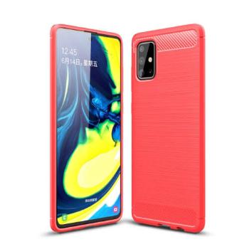 FLEXI TPU Obal Samsung Galaxy A71 červený