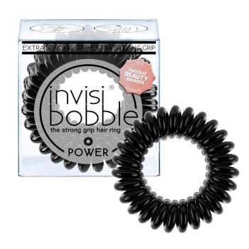 Invisibobble Power True Black gumička do vlasů 3 ks