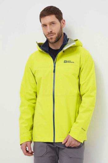 Outdoorová bunda Jack Wolfskin Highest Peak 3L JKT žlutá barva, 1115134