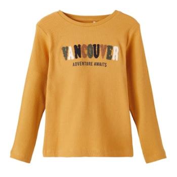 name it Košile s dlouhým rukávem Nmms olive r Amber Gold