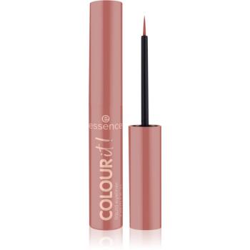 essence COLOUR it! tekuté oční linky odstín 04 Rusty Red 3 ml