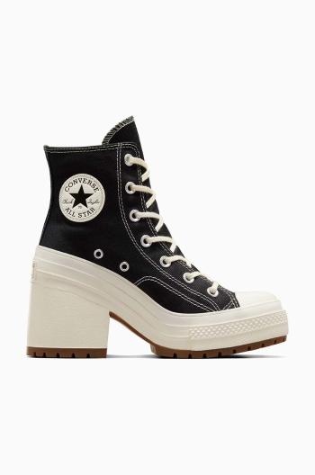 Kecky Converse Chuck 70 De Luxe Heel dámské, černá barva, A05347C