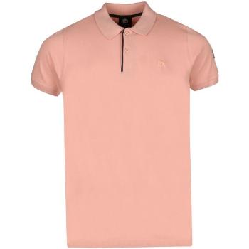 FUNDANGO MOLTON POLOSHIRT Pánské polotričko, růžová, velikost