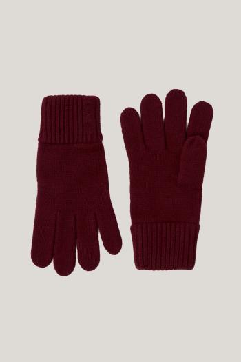 RUKAVICE GANT WOOL KNITTED GLOVES PLUMPED RED