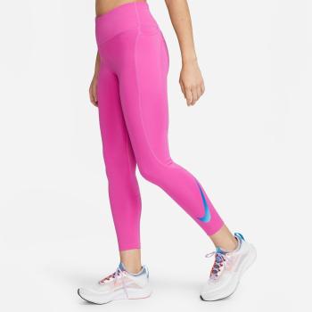 Nike Fast-Women's Mid-Rise 7/8 Running Leggings with Pockets L