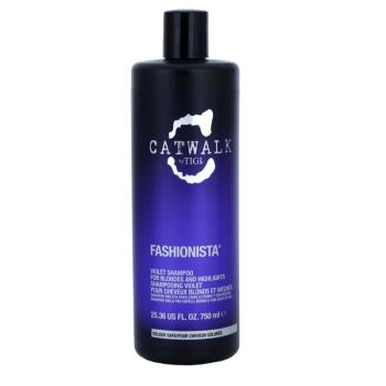 TIGI Catwalk Fashionista fialový šampon pro blond a melírované vlasy 750 ml