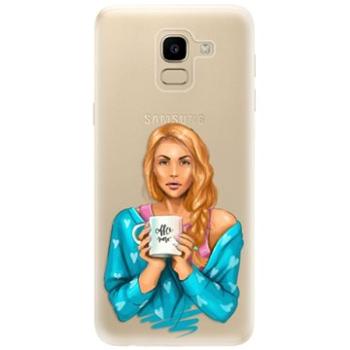 iSaprio Coffe Now - Redhead pro Samsung Galaxy J6 (cofnored-TPU2-GalJ6)