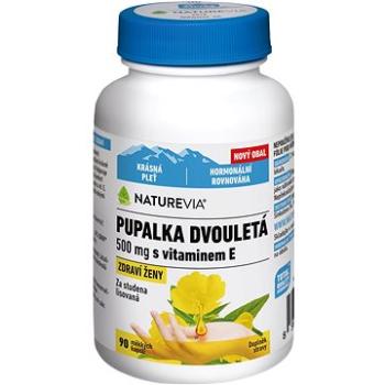 NatureVia Pupalka dvouletá 500mg+vitE 90 kapslí (3743037)