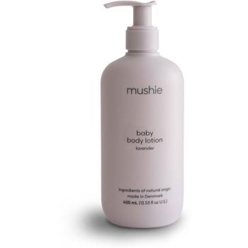 Mushie Organic Baby hydratační tělové mléko pro děti od narození Lavender 400 ml