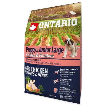 Ontario Puppy & Junior Large Chicken & Potatoes 2,25 kg