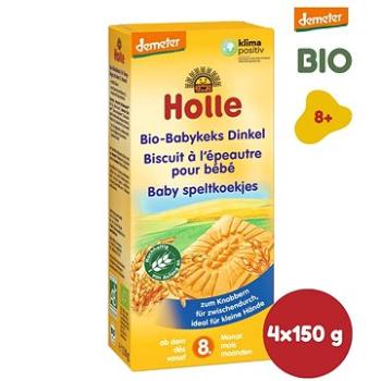 HOLLE Špaldové keksy 4× 150 g (7640161875531)