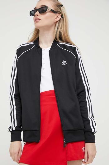 Mikina adidas Originals dámská, černá barva, s aplikací, IB5912-black