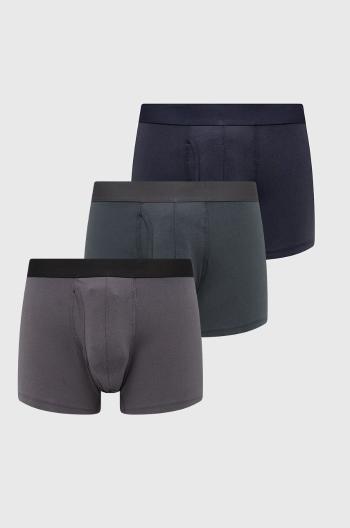 Boxerky Abercrombie & Fitch 3-pack pánské, zelená barva