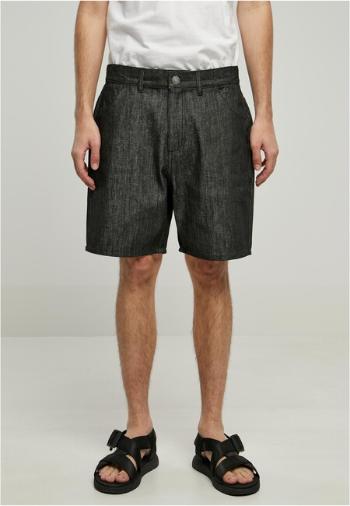 Urban Classics Denim Bermuda Shorts jet black - 38