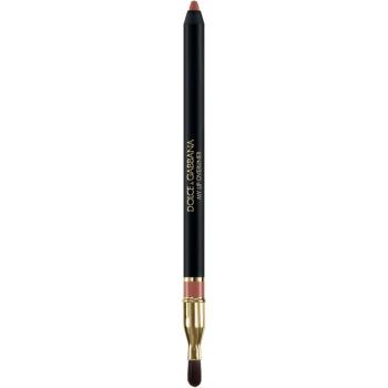 Dolce&Gabbana My Lip Overliner tužka na rty se štětečkem odstín 11 My Terracotta Peach - Burnt Sienna Muted Peach 1.2 g