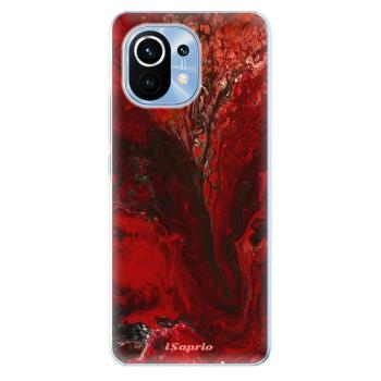 Odolné silikonové pouzdro iSaprio - RedMarble 17 - Xiaomi Mi 11