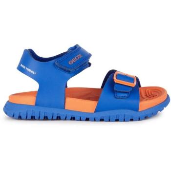 Geox J SANDAL FUSBETTO B. A Juniorské chlapecké sandály, modrá, velikost