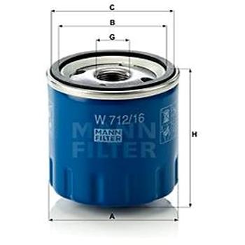 MANN-FILTER W712/16 pro vozy ALFA ROMEO, FIAT, LANCIA (W712/16)