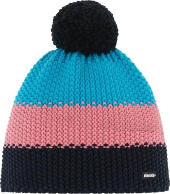 Eisbär Star Pompon Beanie Black/Strawberry/Mugoaz Blue UNI Čepice