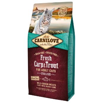 Carnilove Fresh Carp & Trout Sterilised for Adult cats 6kg