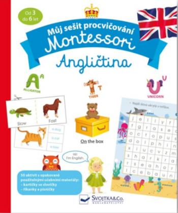 Můj sešit procvičování Montessori Angličtina  Lydie Barusseau - Lydie Barusseau