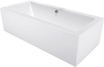MEXEN/S Cube obdélníková vana 170 x 75 cm s panelem, bílá 55051707500X