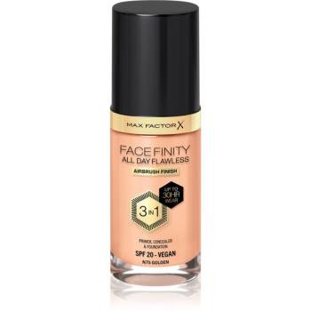 Max Factor Facefinity All Day Flawless dlouhotrvající make-up SPF 20 odstín 75 Golden / N75 Golden 30 ml