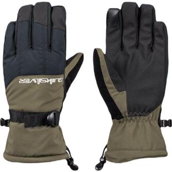 Quiksilver MISSION GLOVE Pánské lyžařské rukavice, tmavě šedá, velikost