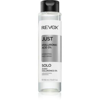 Revox B77 Just Hyaluronic Acid 3% hydratační čisticí gel na obličej 250 ml