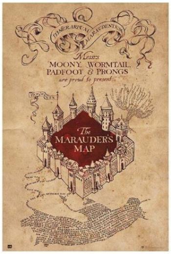 Plakát Harry Potter - Maurauder's Map