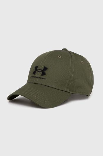 Kšiltovka Under Armour zelená barva, s aplikací, 1381645