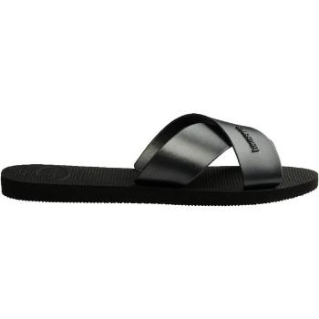 HAVAIANAS AQUA METALLIC Női flip-flop papucs, fekete, méret 39/40