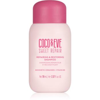 Coco & Eve Sweet Repair Repairing & Restoring Shampoo intenzivně regenerační šampon pro poškozené a barvené vlasy 70 ml