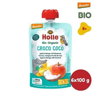 HOLLE Croco Coco  BIO jablko mango kokos 6× 100 g (7640161877030)