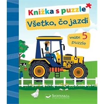 Kniha s puzzle Všetko, čo jazdí (978-80-567-0357-1)