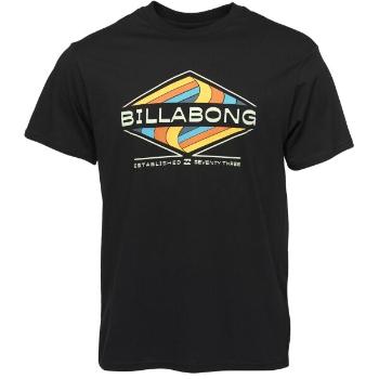 Billabong THE BAY SS Pánské triko, černá, velikost